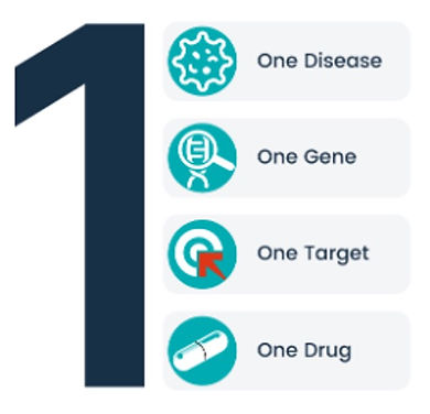 1 disease one gene one target one drug
